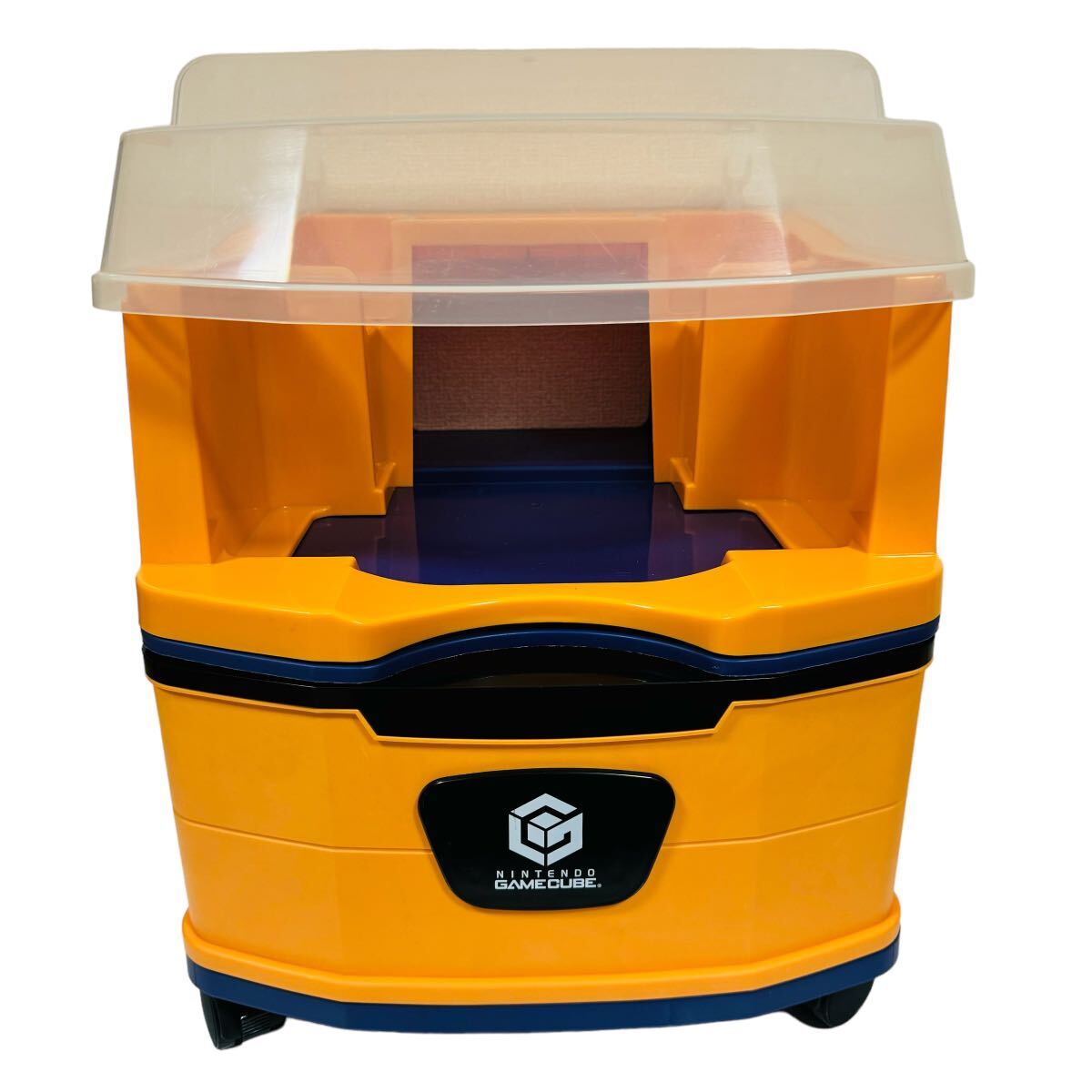 【☆美品☆】任天堂 GAMECUBE ステーションラック オレンジ (Nintendo ゲームキューブ 収納ラック ケース 保管 orange GC )