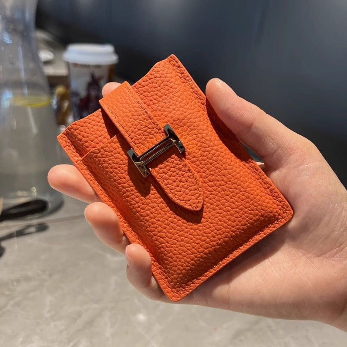 エルメス風 新品 即購入可 高級仕様 カードケース 定期入れ【全4 エルメス風 新品 即購入可 高級仕様 カードケース 定期入れ【全4
