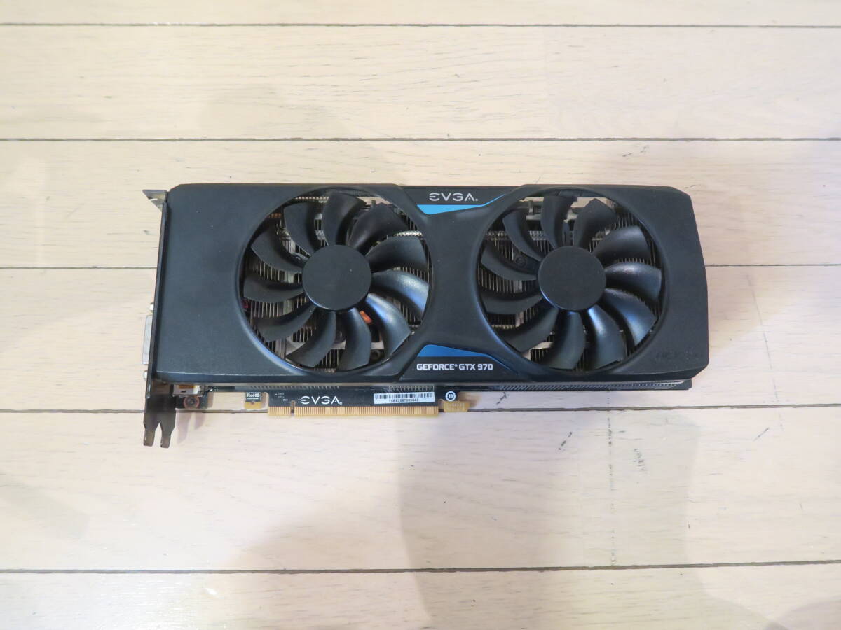 EVGA　GeForce GTX 970 SSC ACX 2.0+ 4GB GDDR5 256bit, DVI-I, DVI-D, HDMI, DP SLI Ready Graphics Card 04G-P4-3975-KR_画像1