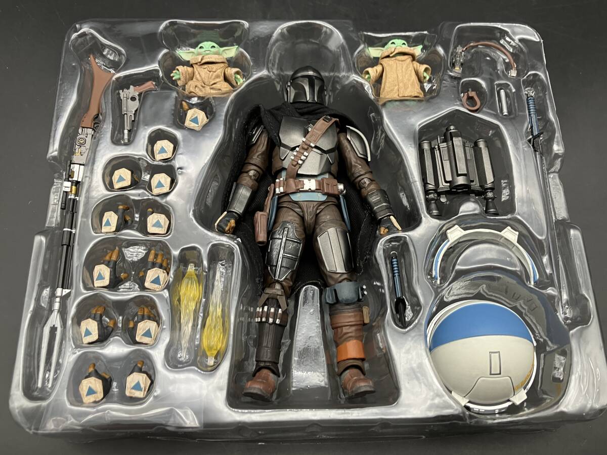 ★【同梱不可】中古品 S.H.Figuarts フィギュアーツ スターウォーズ マンダロリアン&グローグー(STAR WARS:The Mandalorian)の画像4