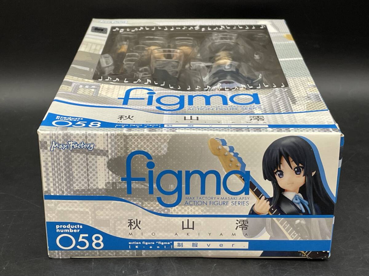 ★【同梱不可】未開封 figma 058 けいおん! 秋山 澪 制服 Ver./059 けいおん! 琴吹紬 制服ver. 2点まとめ