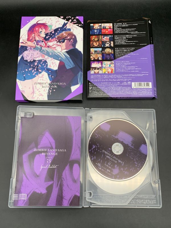 ★【同梱不可】中古品 Blu-ray ゾンビランドサガ リベンジ ZOMBIE LAND SAGA REVENGE 初回版 1~3巻 まとめの画像4