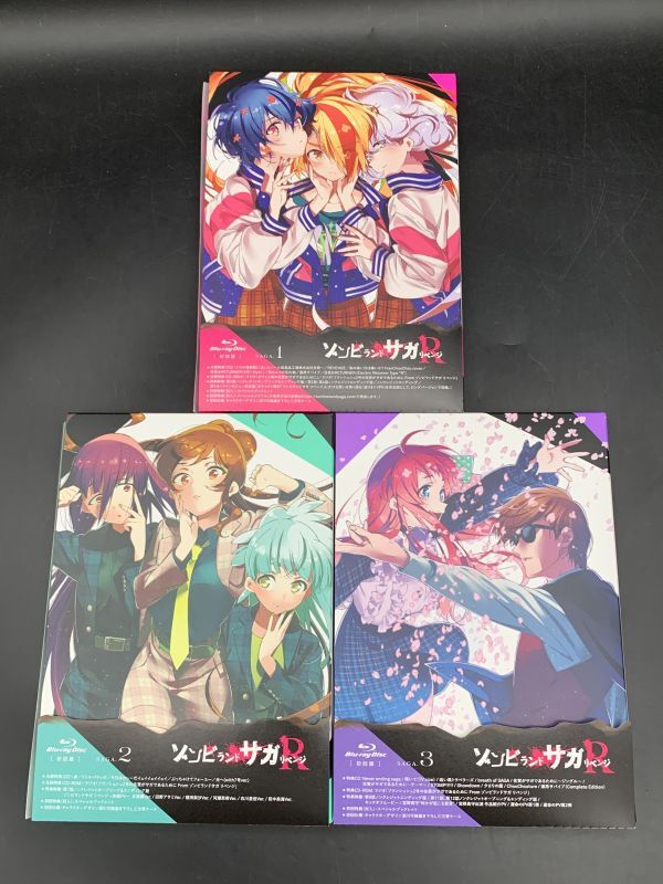 ★【同梱不可】中古品 Blu-ray ゾンビランドサガ リベンジ ZOMBIE LAND SAGA REVENGE 初回版 1~3巻 まとめの画像1