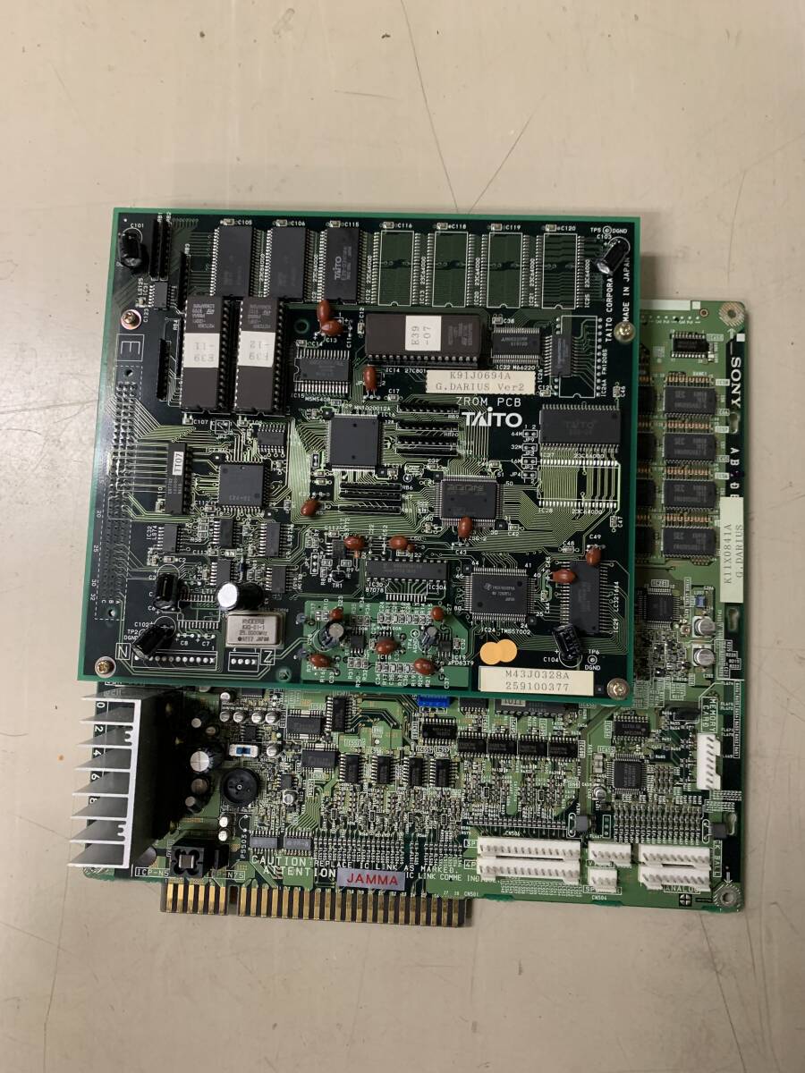  rare article! used basis board [GdalaiasVer. 2 / G-Darius Ver. 2]* tight -/ Taito