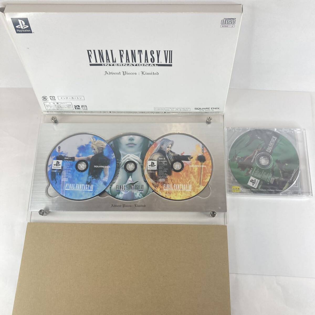 ● PS版 ファイナルファンタジー7 インターナショナル 限定版特別仕様 スペシャルピクチャーレーベル FF7 FINAL FANTASY DISK4の画像1