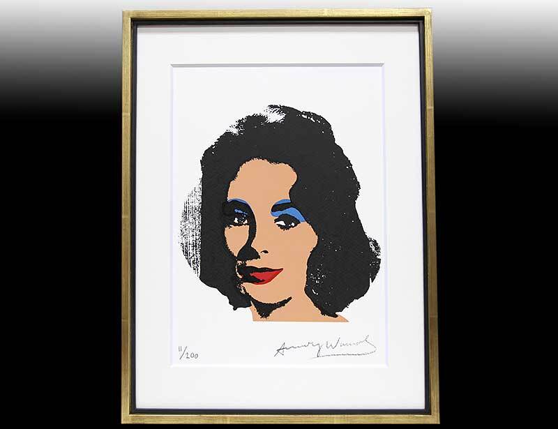  Anne ti* War ho ru autograph autograph certificate silk [Elizabeth Taylor Elizabeth * Taylor 11/200] genuine work guarantee 