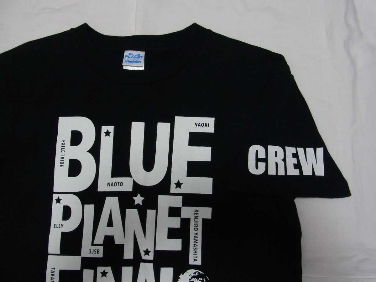 ★美品★ 三代目 J Soul Brothers LIVE TOUR 2015 BLUE PLANET スタッフ クルー Tシャツ sizeM 黒 ★古着 非売品 貴重 EXILE TRIBE LDH_画像3