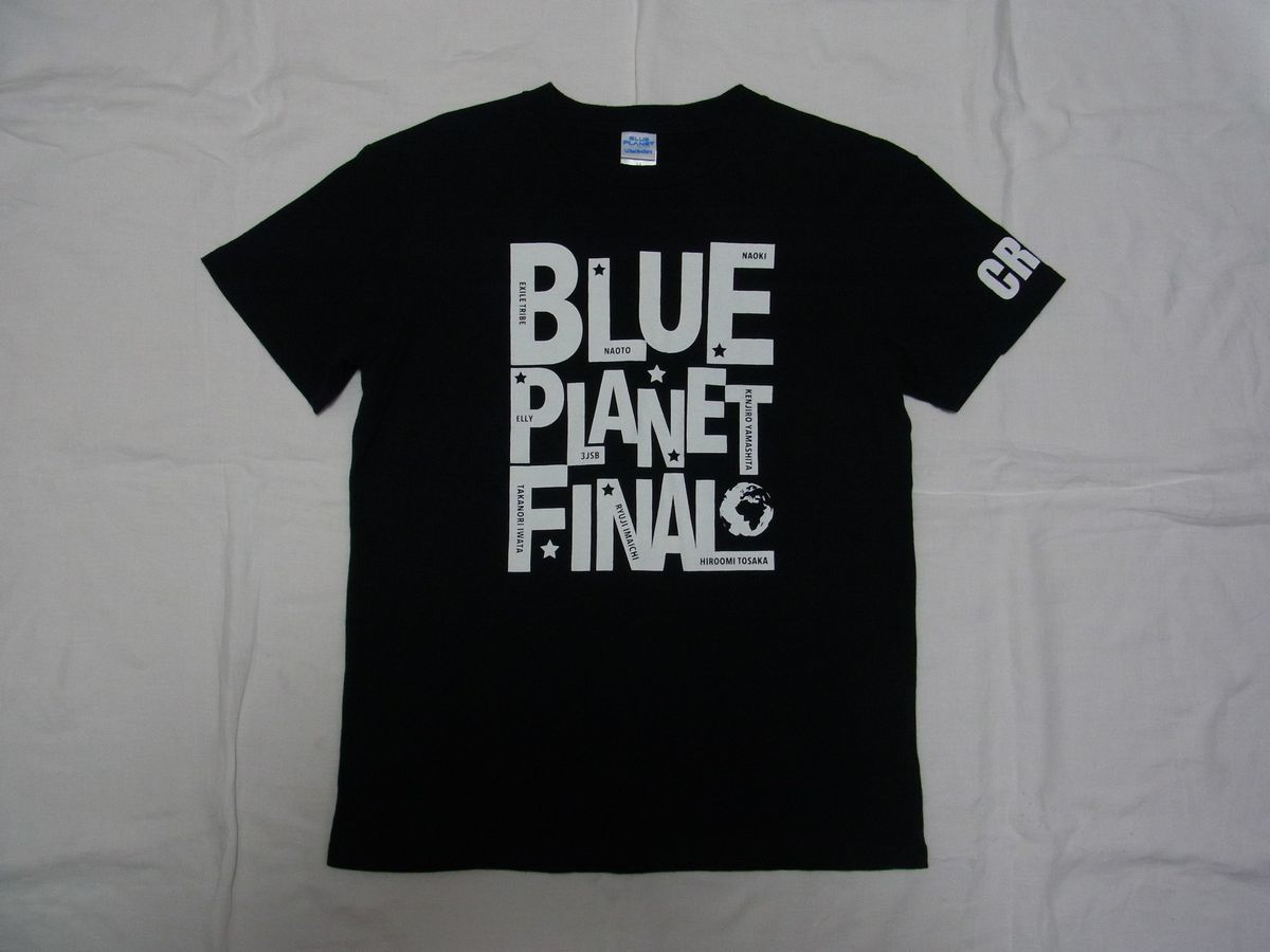 ★美品★ 三代目 J Soul Brothers LIVE TOUR 2015 BLUE PLANET スタッフ クルー Tシャツ sizeM 黒 ★古着 非売品 貴重 EXILE TRIBE LDH_画像1