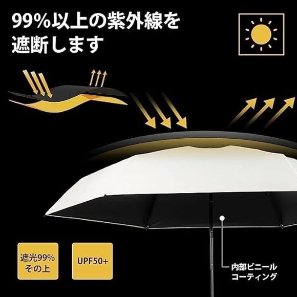 2本セット 折りたたみ傘 ワンタッチ 自動開閉 12本骨 折り畳み傘 耐風 撥水 遮光遮熱 晴雨兼用 梅雨対策 台風対応 ネイビー