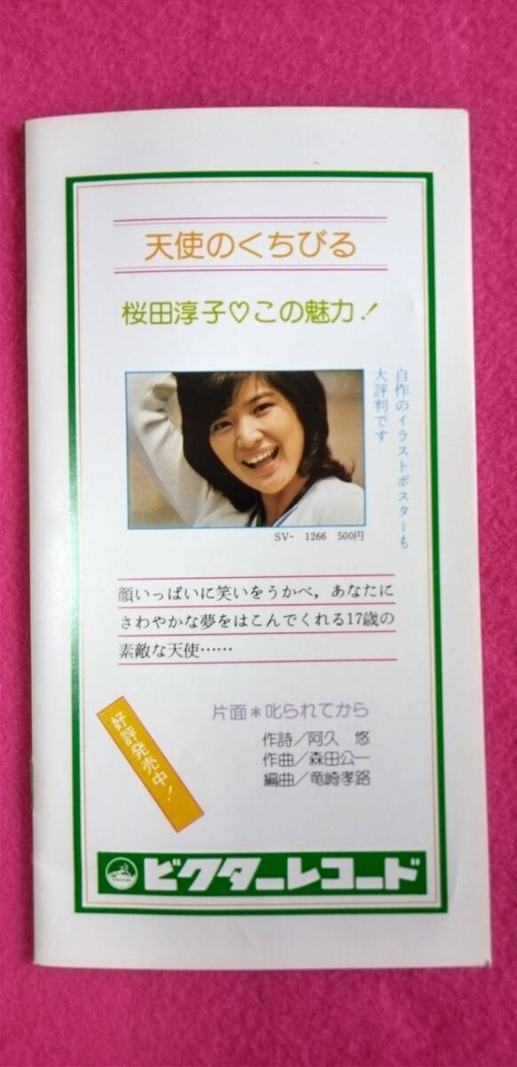 桜田淳子後援会 会誌 さくらんぼ №13 昭和50年9月16日発行の画像6