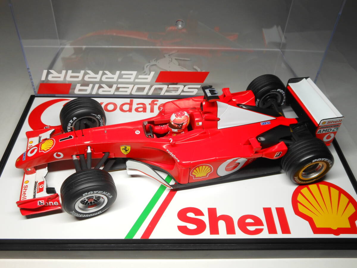 ホットホィール 1/18 フェラーリ 2001/2002…＃1 ミハエル・シューマッハ…F1 G.P. Season 2002（箱無し・ケース入り）の画像1