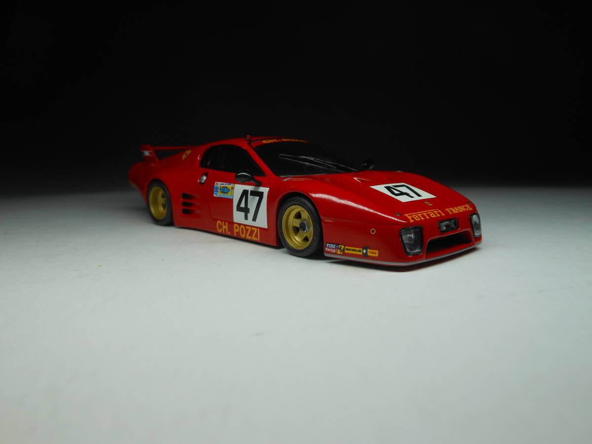  Ixo 1/43 Ferrari 512 BB/LM... #47k громкий -ba low * Rena / Jean - Claw do* Andrew...ru* man 1981( изначальный без коробки .)