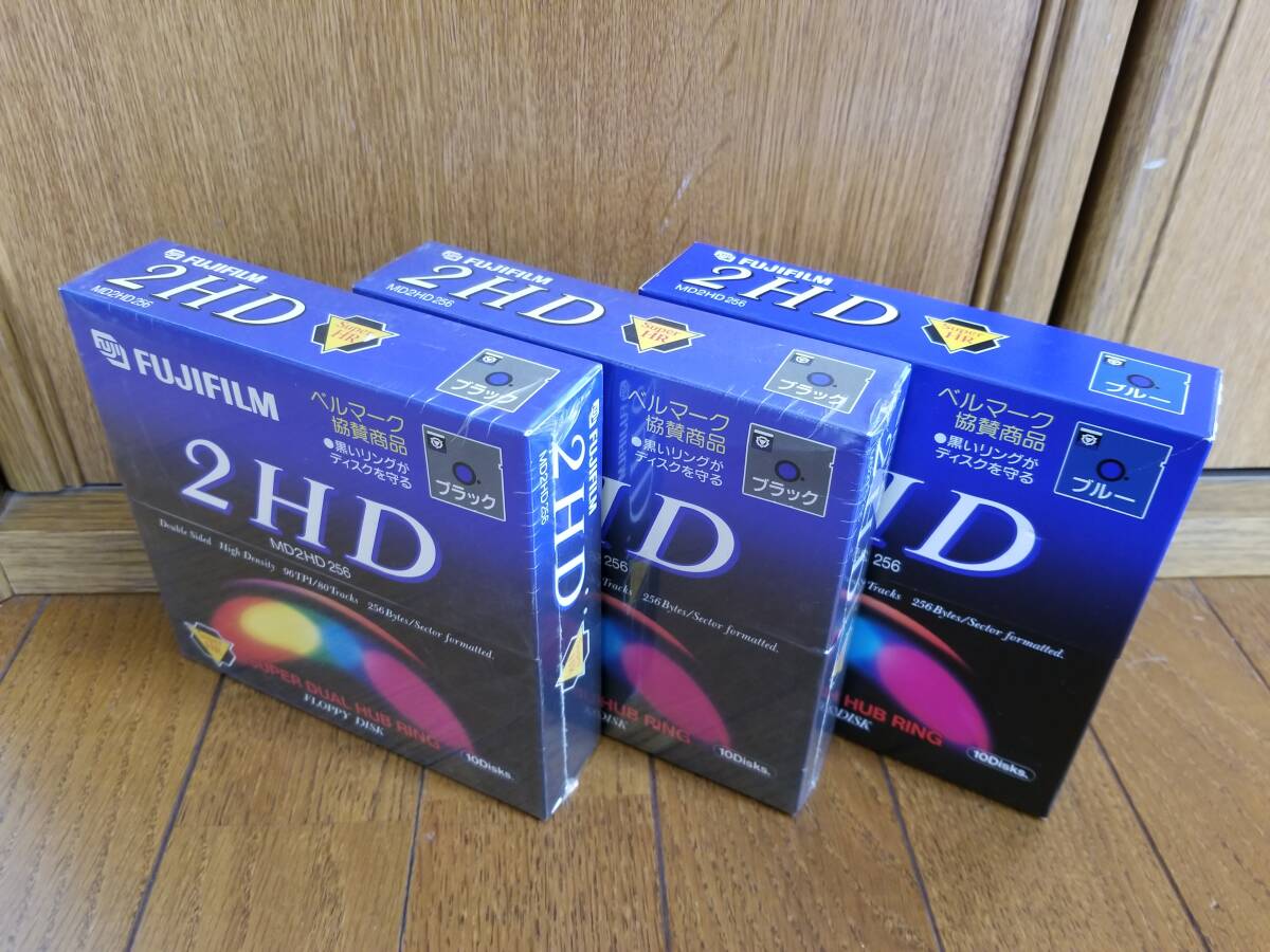 FUJIFILM フジフィルム 未開封新品と未使用新品 5インチ 2HD フロッピーディスク 30枚 MD2HD256の画像1