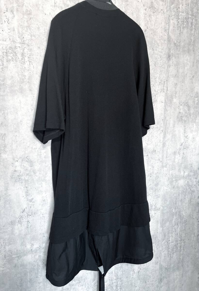 希少18SS JULIUS ユリウス スカート レイヤード オーバー カットソー 黒 3/ L XL rickowens drkshdw Yohji Yamamoto Y-3 GUIDI incarnationの画像5