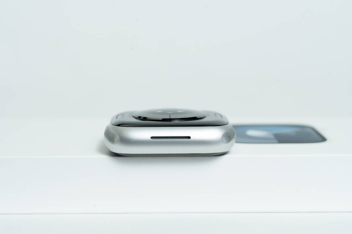 保証有 保護フィルム付 Apple Watch Series 9 GPS+Cellularモデル 41mm シルバー アップルウォッチ セルラー版 シリーズ9 シリーズ Series9の画像6