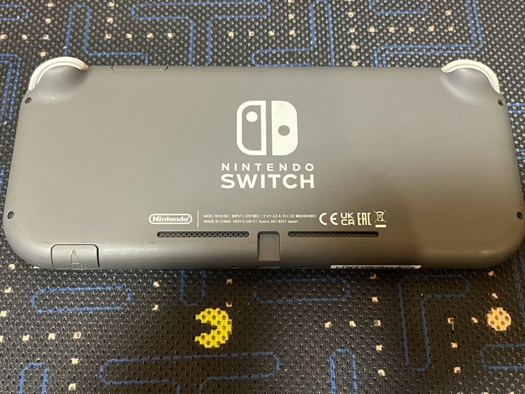 ★動作良好　ニンテンドー 任天堂 Nintendo Switch Lite 本体 スイッチ ライト グレー　アダプター付き　完品　送料無料★