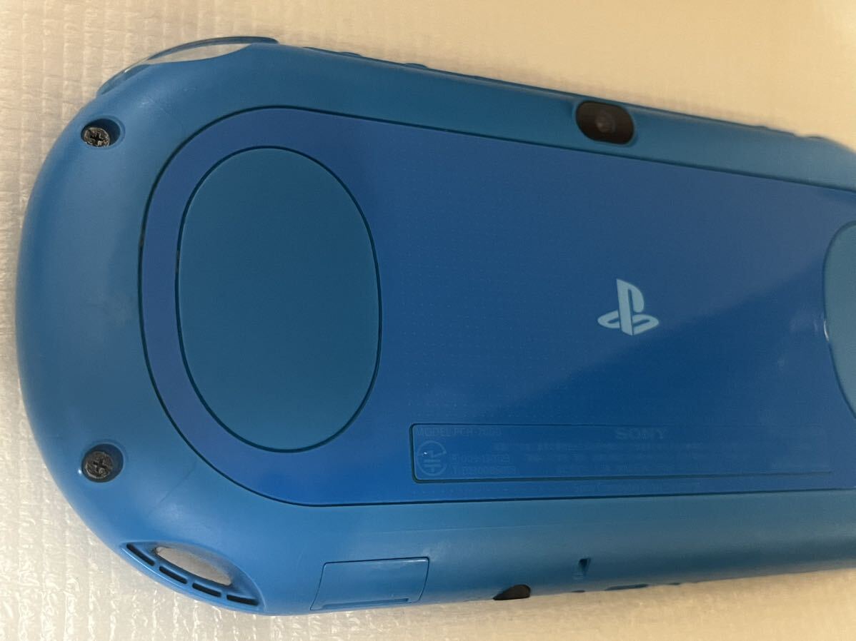 ★美品 完品　SONY ソニー PSVITA ピーエスヴィータ PCH-2000 ZA23 1GB　本体 wifiモデル PlayStation アクアブルー 送料無料★_画像5