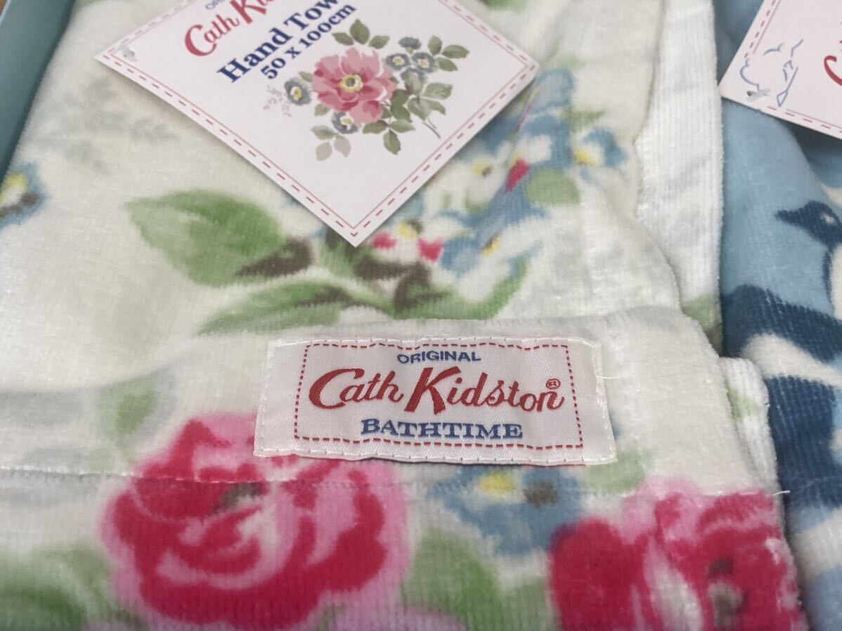 キャスキッドソン　ハンドタオル　2枚セット　ローズ　Cath Kidston Hand Towel 50 x 100cm_画像2