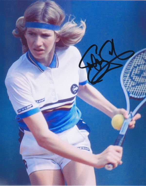 Steffi Graf シュテフィ・グラフ★直筆サイン写真★証明書COA◆9549_画像1