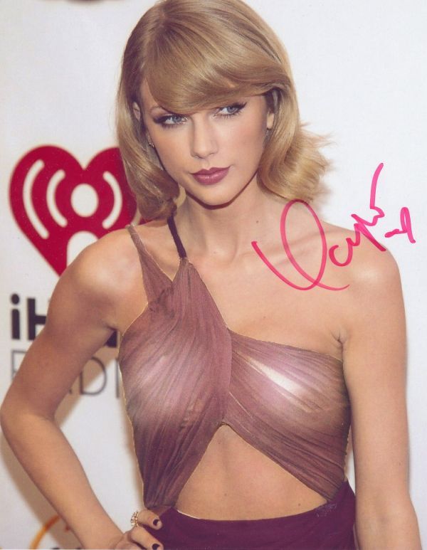 Taylor Swift Taylor *swifto* автограф автограф фотография * сертификат COA*8998