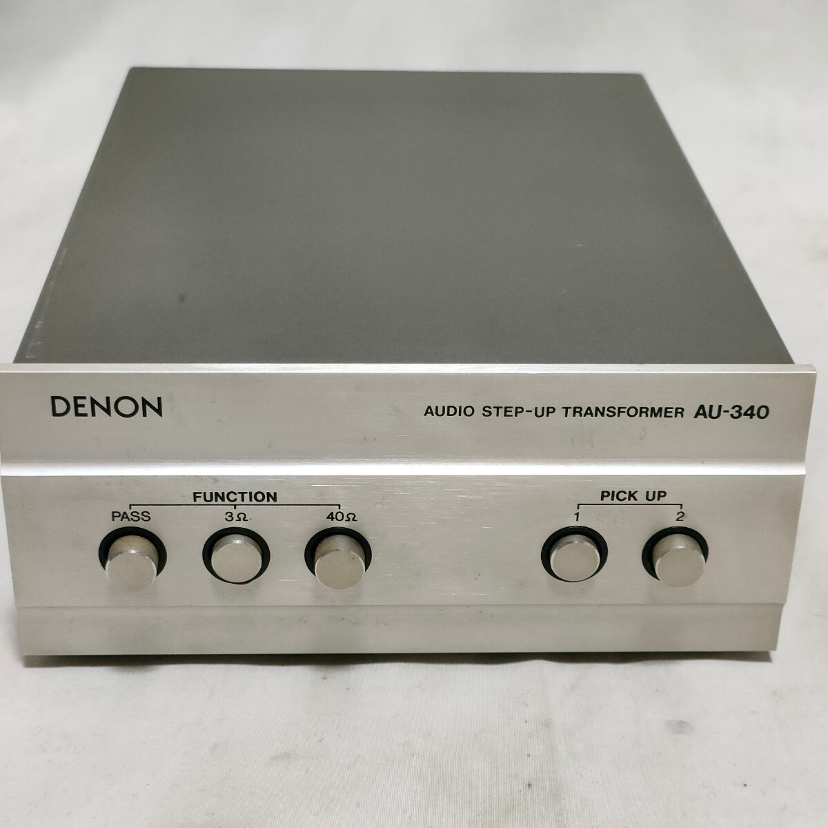 DENON AU-340 デノン MC 昇圧 トランス ステップアップ トランスフォーマー デンオンオーディオ機器 動作確認済の画像1