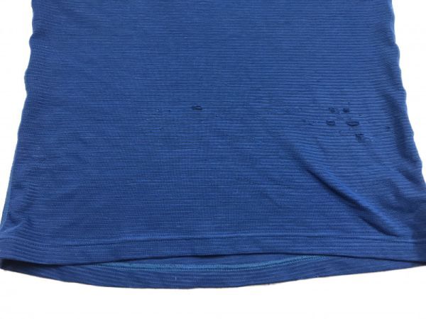 モンベル mont-bell アメカジ アウトドア テック 長袖Tシャツ ロンT カットソー メンズ ポリエステル100% M 青の画像3