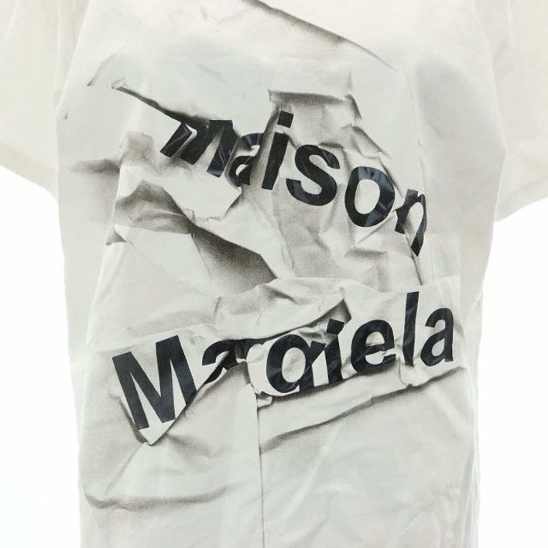 MAISON MARGIELA メゾンマルジェラ Ｔシャツ グローイン ザ ダーク ナンバーロゴ スウェットシャツ 希少 中古 Sサイズの画像1