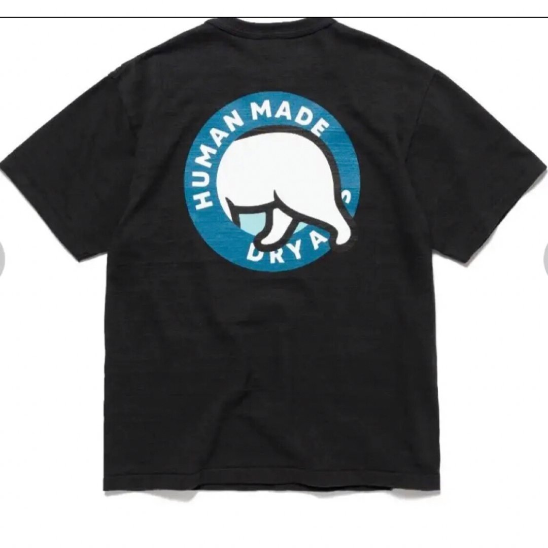 HUMAN MADE ヒューマンメイド T-Shirt ブラック 半袖 メンズ 半袖シャツ 希少 中古 Lサイズの画像1