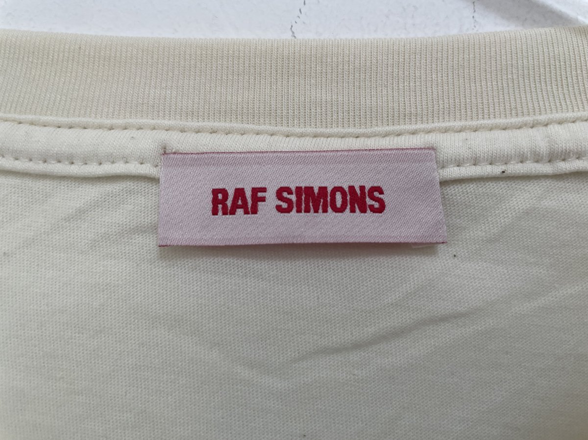 RAF SIMONS ラフシモンズ RAF SIMONS オフホワイトYouth Reanimator T シャツ Mサイズ_画像4