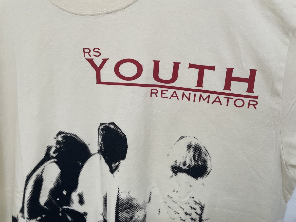 RAF SIMONS ラフシモンズ RAF SIMONS オフホワイトYouth Reanimator T シャツ Mサイズ_画像3