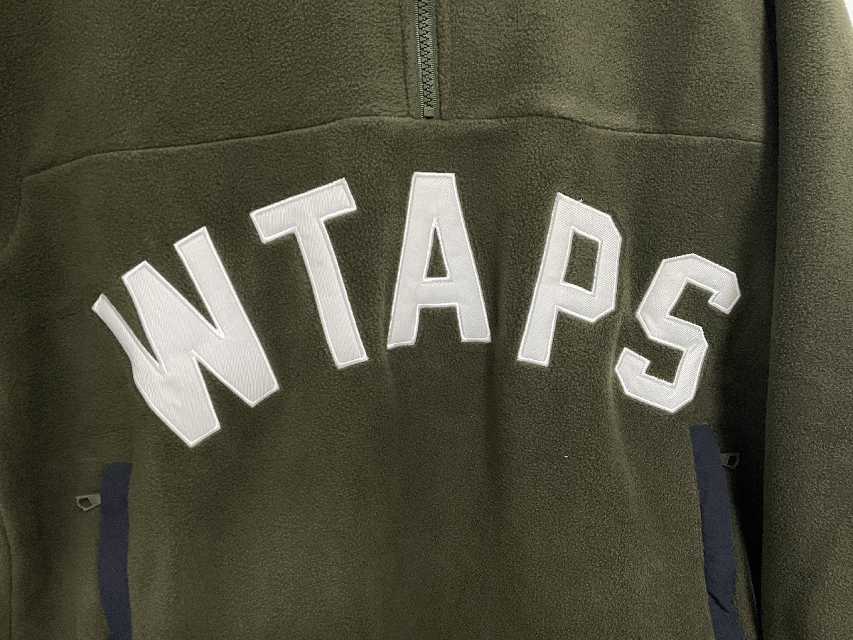 WTAPS ダブルタップス　ブルゾン フリースジャケットPLAYER 02 JACKET 緑 中古 M JN 1_画像2