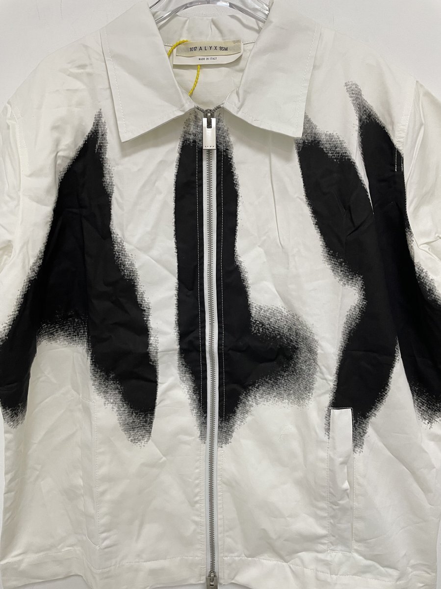 1017 ALYX 9SM アリクス spray-paint zip-front Shirt シャツ 希少 中古 Mサイズの画像2