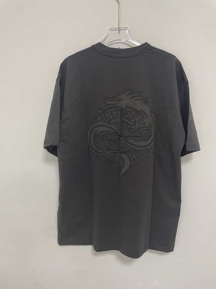 STONE ISLAND ストーンアイランド ドラコン 半袖 Tシャツ グレー 希少 中古 Mサイズの画像1