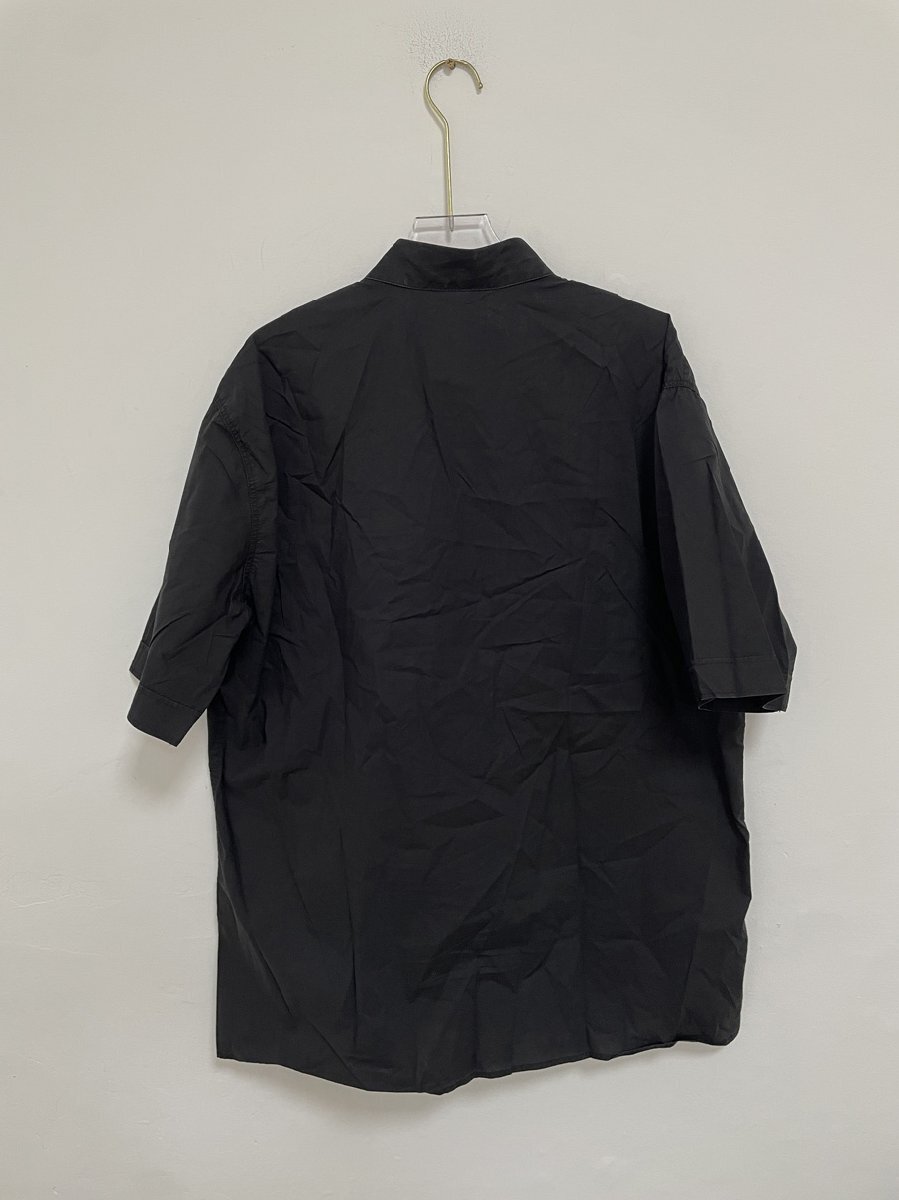 RAF SIMONS ラフシモンズ 03SSCONSUMED GRAPHIC SHIRT ARCHIVE 半袖シャツ 希少 中古 ブラック サイズ：50_画像2