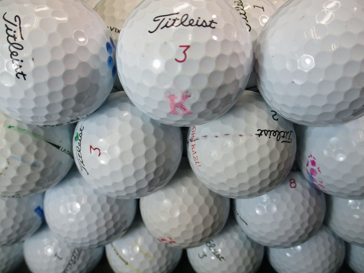 3333【特A２級】タイトリスト Titleist PROV1/PROV1X 50個_画像2