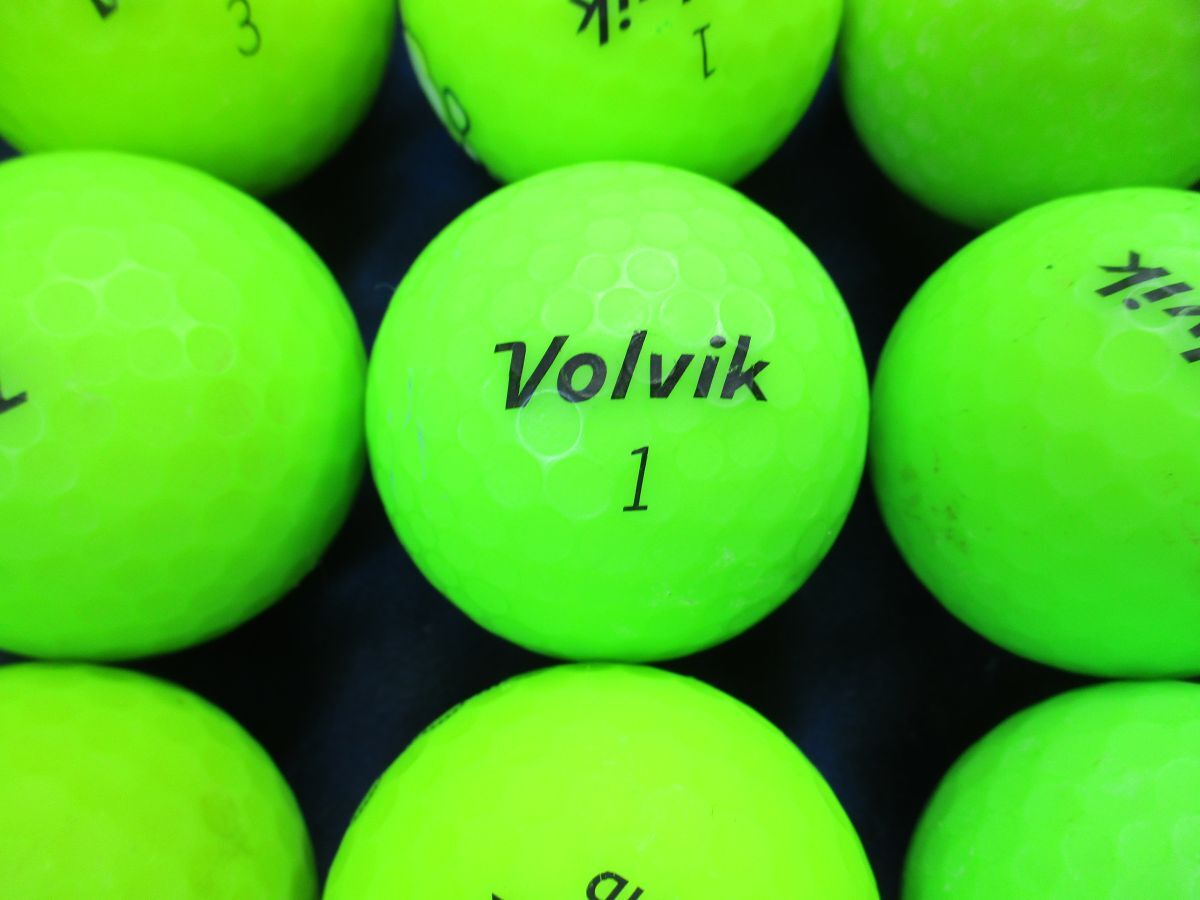 3587【お買得●】ボルビック Volvik ◆マットカラーグリーン◆ 30個_画像1