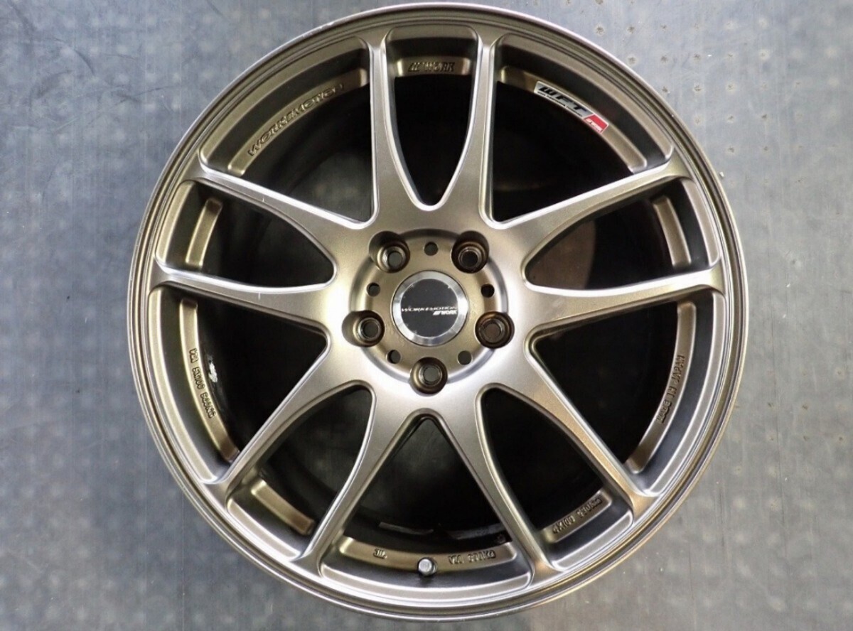 4本 WORK ワーク EMOTION エモーション CR Kiwami 中古ホイール ▼18×7.5J 114.3/5H ET47▼ 手渡し可能 の画像6