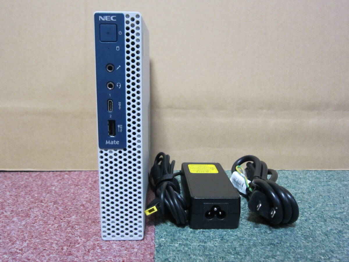 ③NEC Mate MKE29C-3 中古 Win10Pro/Celeron G4900T/8GB/SSD M.2 NVMe 256GB 小型PC_画像1