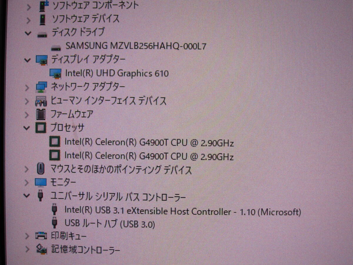 ③NEC Mate MKE29C-3 中古 Win10Pro/Celeron G4900T/8GB/SSD M.2 NVMe 256GB 小型PC_画像8