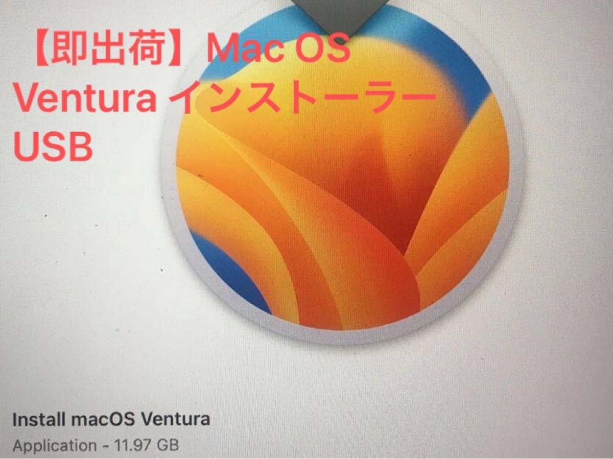 【即出荷】Mac OS Ventura インストーラー USB