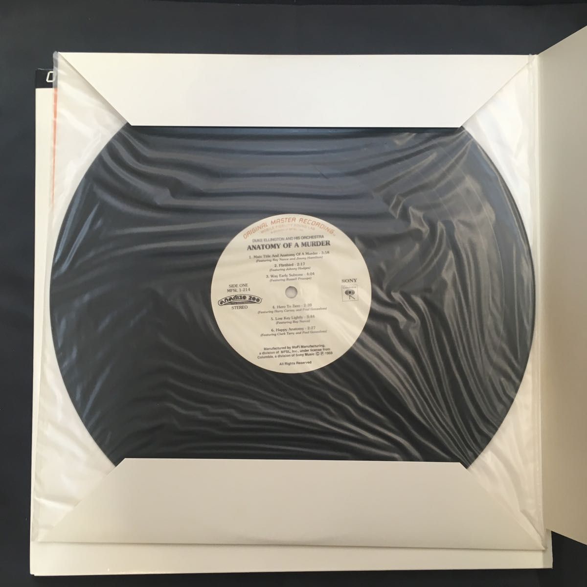 MUSIC BY DUKE ELLINGTON from THE SOUND TRACK LPレコード 200g US重量盤