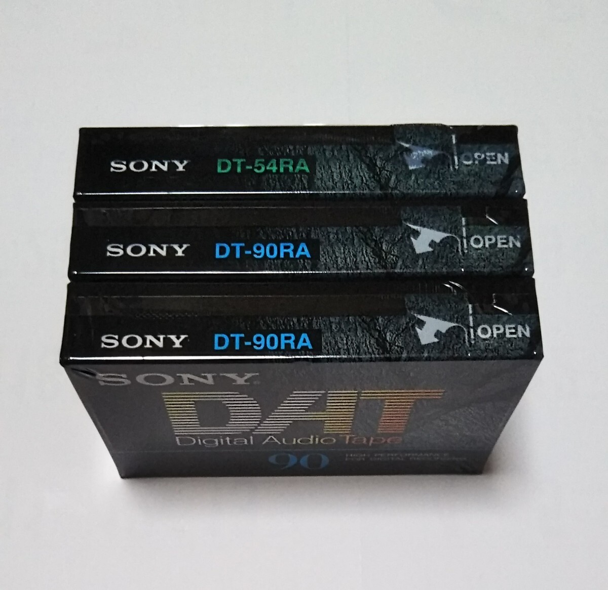 【DATテープ】SONY DAT Digital Audro Tape 54分1枚 90分2枚 合計3枚 未開封品 希少　☆☆☆_画像6
