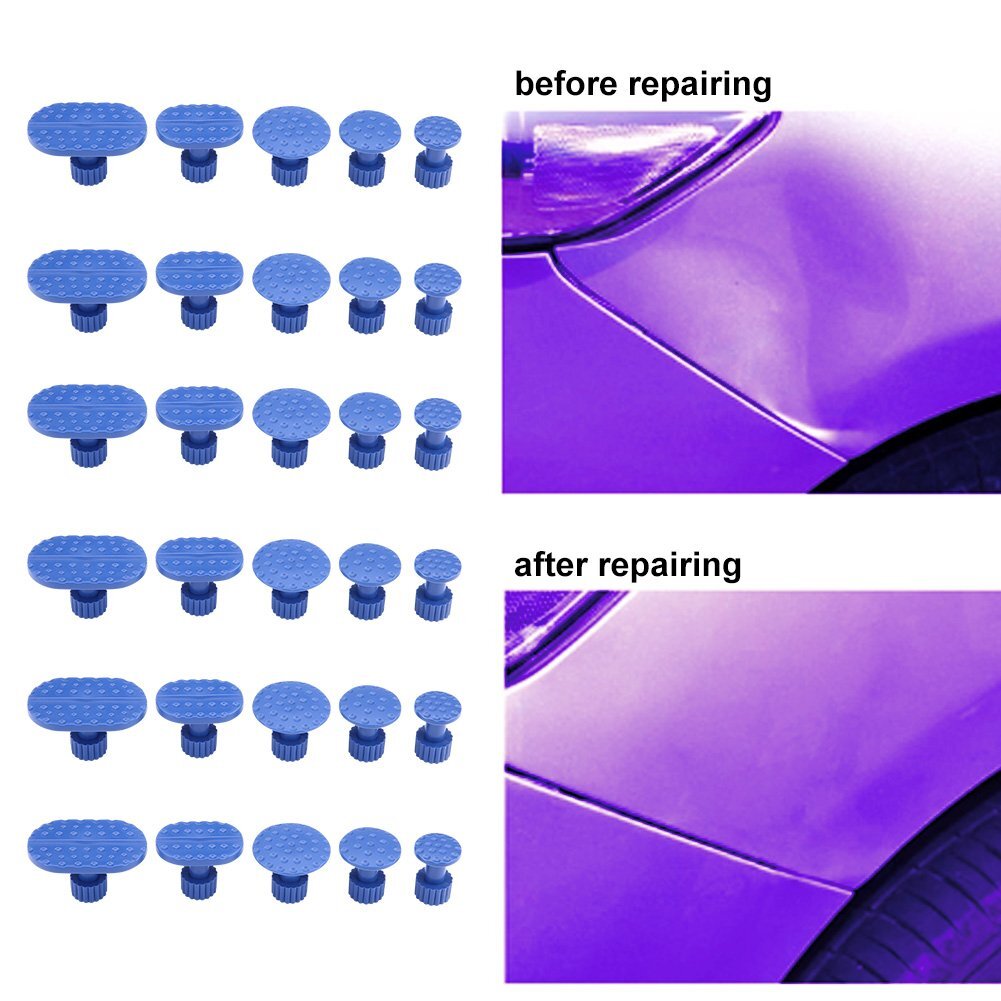 送料無料★Yosooデントマジック 凹み吸盤 車デントリペア 異なる形状 デント修復ツール車へこみ修理 ナイロン(30個セット)_画像4