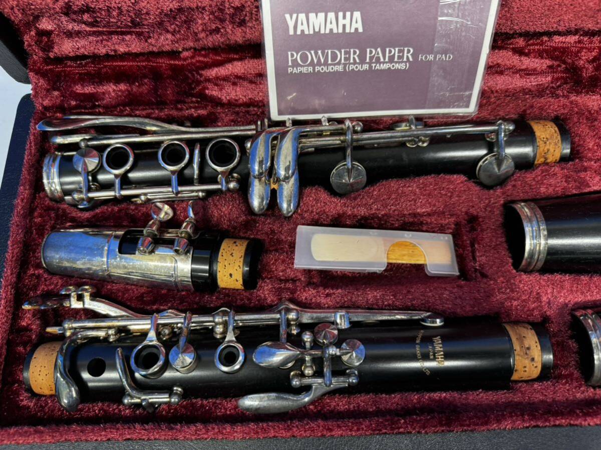 7.クラリネット YAMAHA ヤマハ ハードケース付 ビュッフェ クランポン 管楽器 