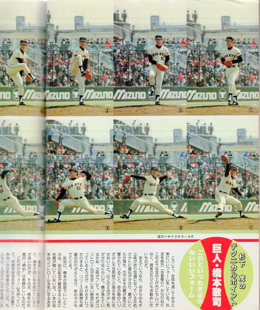 雑誌「週刊ベースボール」1984.7/23号★表紙&巻頭特集：小早川毅彦(広島)★福本豊(阪急)/江川卓(巨人)/牛島和彦(中日)/池田親興/橋本敬司★_画像8