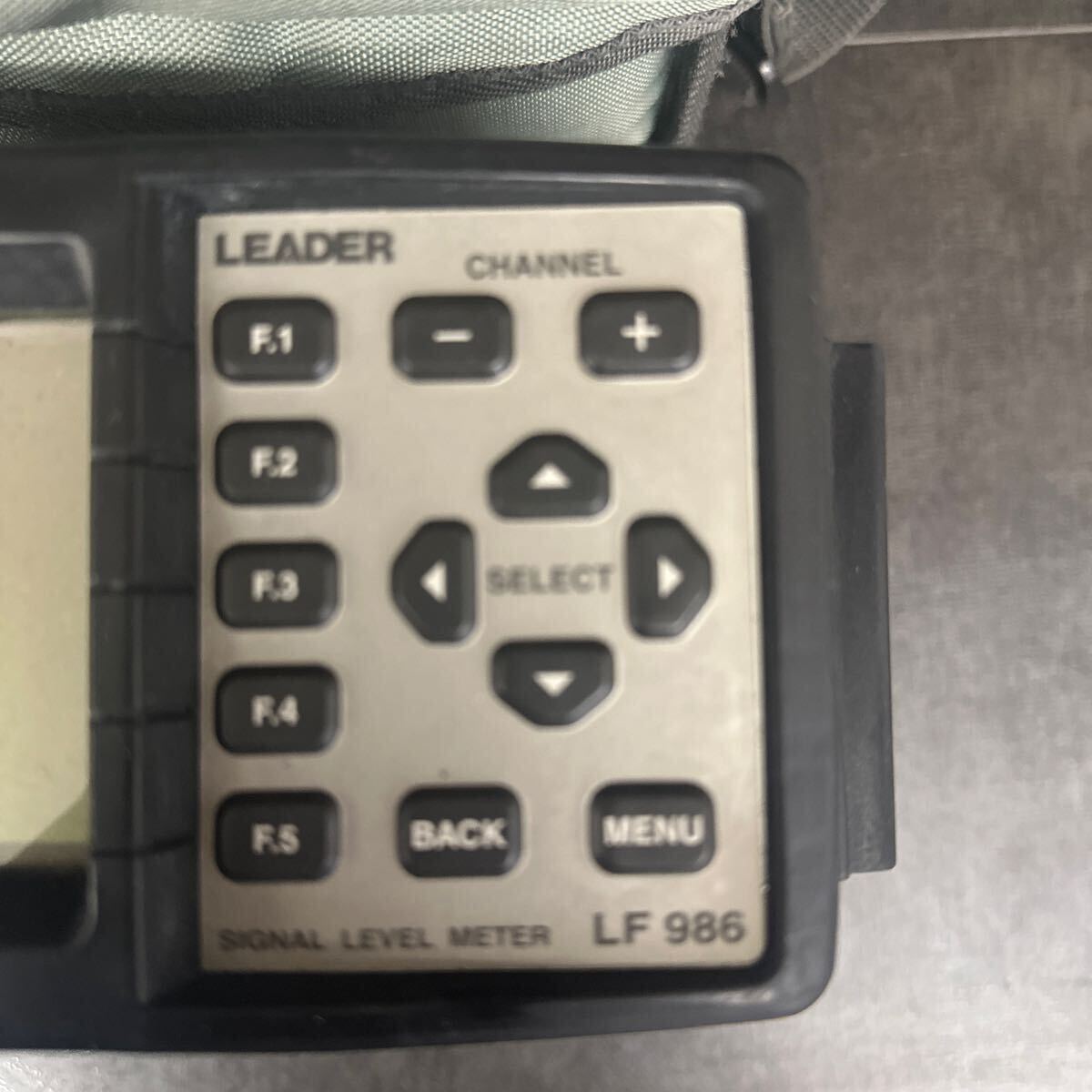 LEADER リーダー電子 LF986 SIGNAL LEVEL METER シグナルレベルメーター CATVレベルチェッカー 測定器 計測器 動作通電確認済み の画像4
