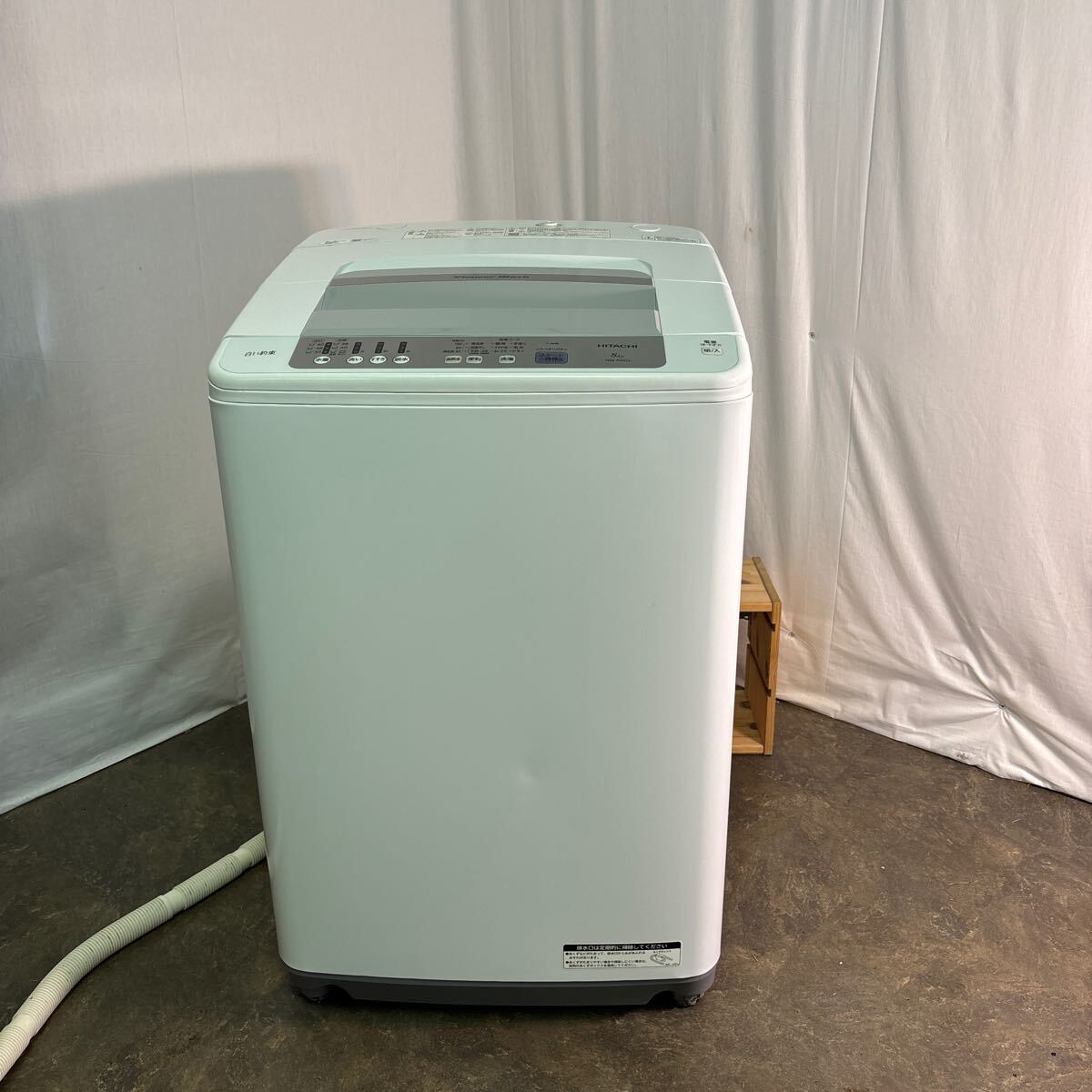 全自動洗濯機 HITACHI 日立 HITACHI 白い約束 8kg 2019年式 NW-R803_画像1
