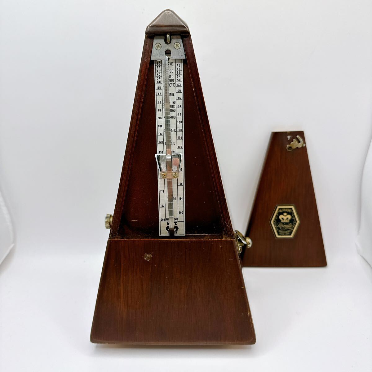 [ 1 jpy start ] Minato machine wooden metronome Noguchi Works Vintage retro antique zen my type 
