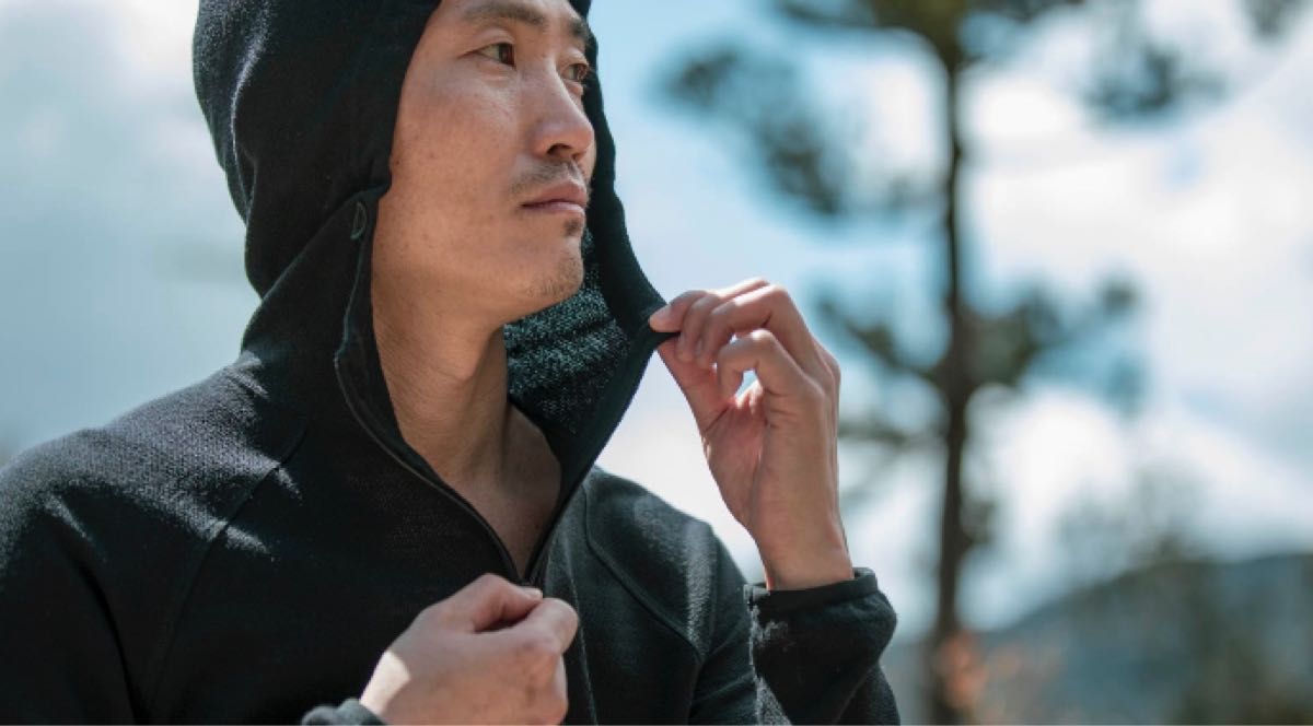 【新品未使用】Mサイズ 山と道 DF Mesh Merino Hoody