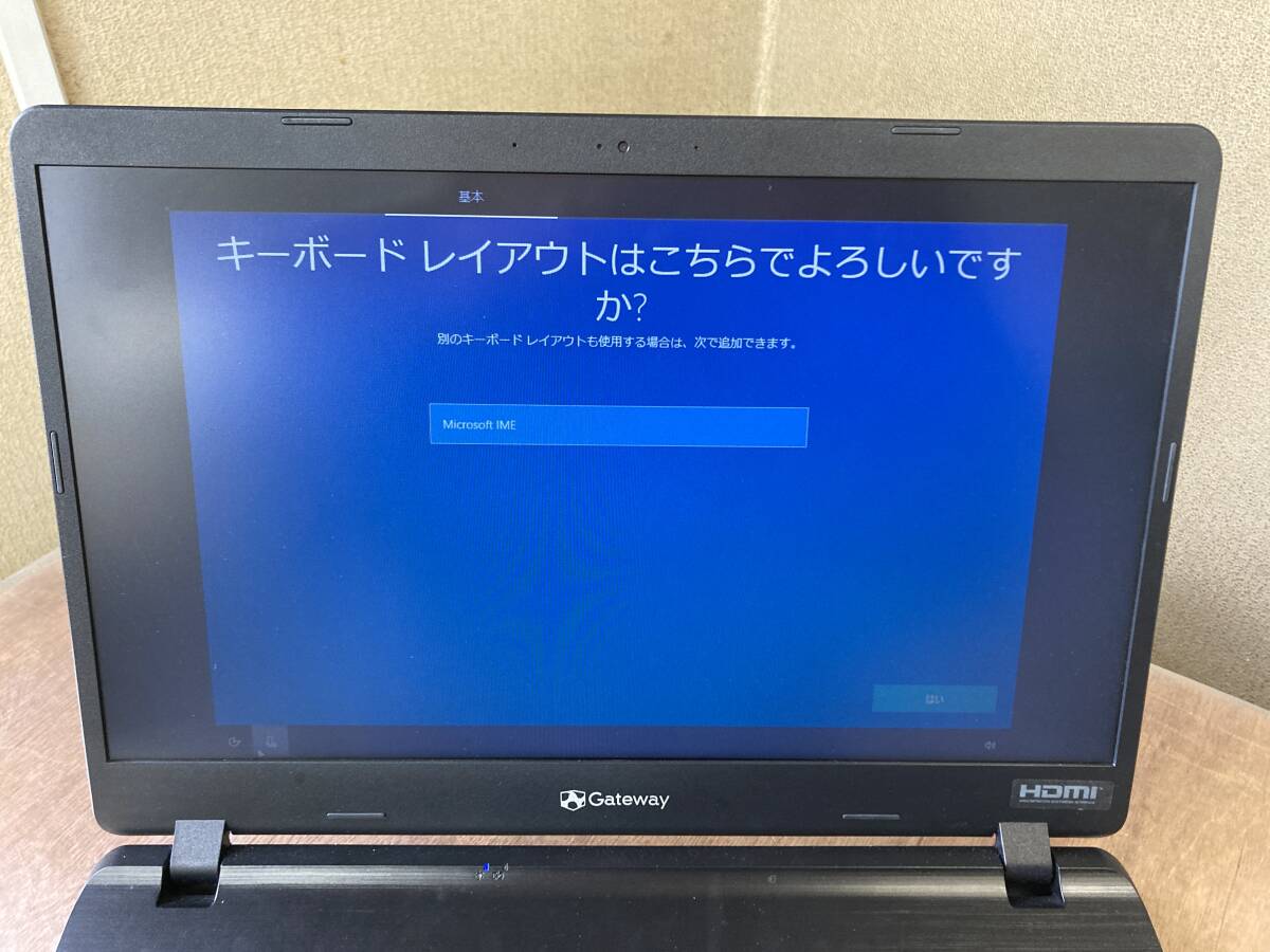 ノートPC gateway N18W2の画像2